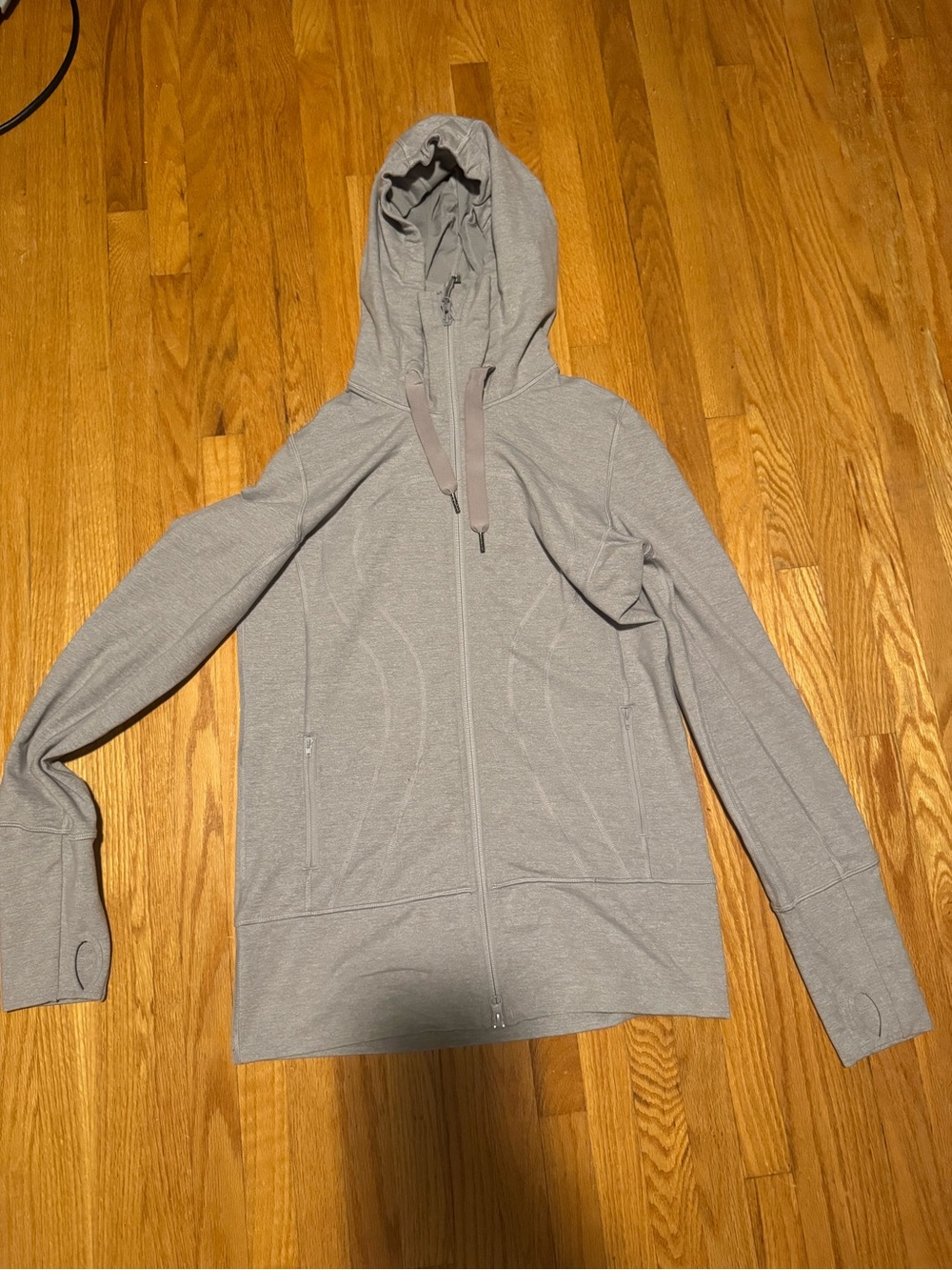 lululemon athletica Light purple grey Full-Zip Hooded Jacket stride jacket